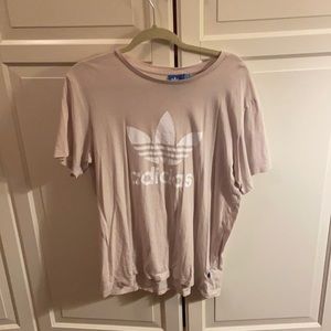 Beige adidas tee